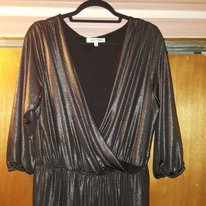 Long sleeve wide leg Romper